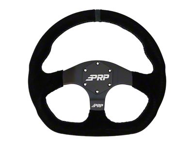 PRP Comp-R Suede Steering Wheel; Black (Universal; Some Adaptation May Be Required)